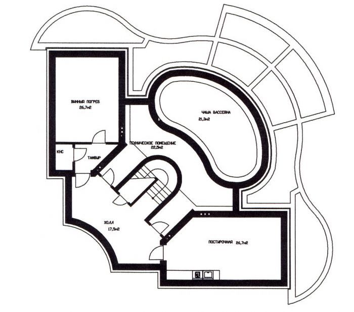 План подвального этажа